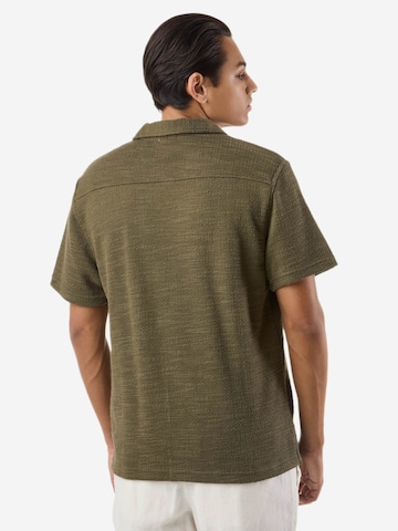 Denim Factory Comfort fit Button Up Shirt 'Resort' in Green