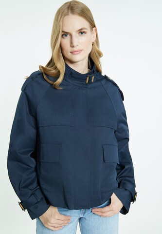 DreiMaster Vintage Between-season jacket in Blue: front