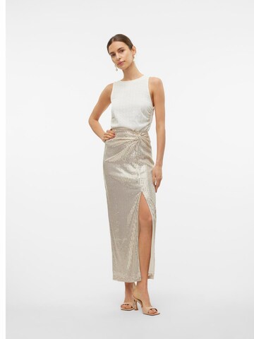 VERO MODA Nederdel '10306132' i sølv
