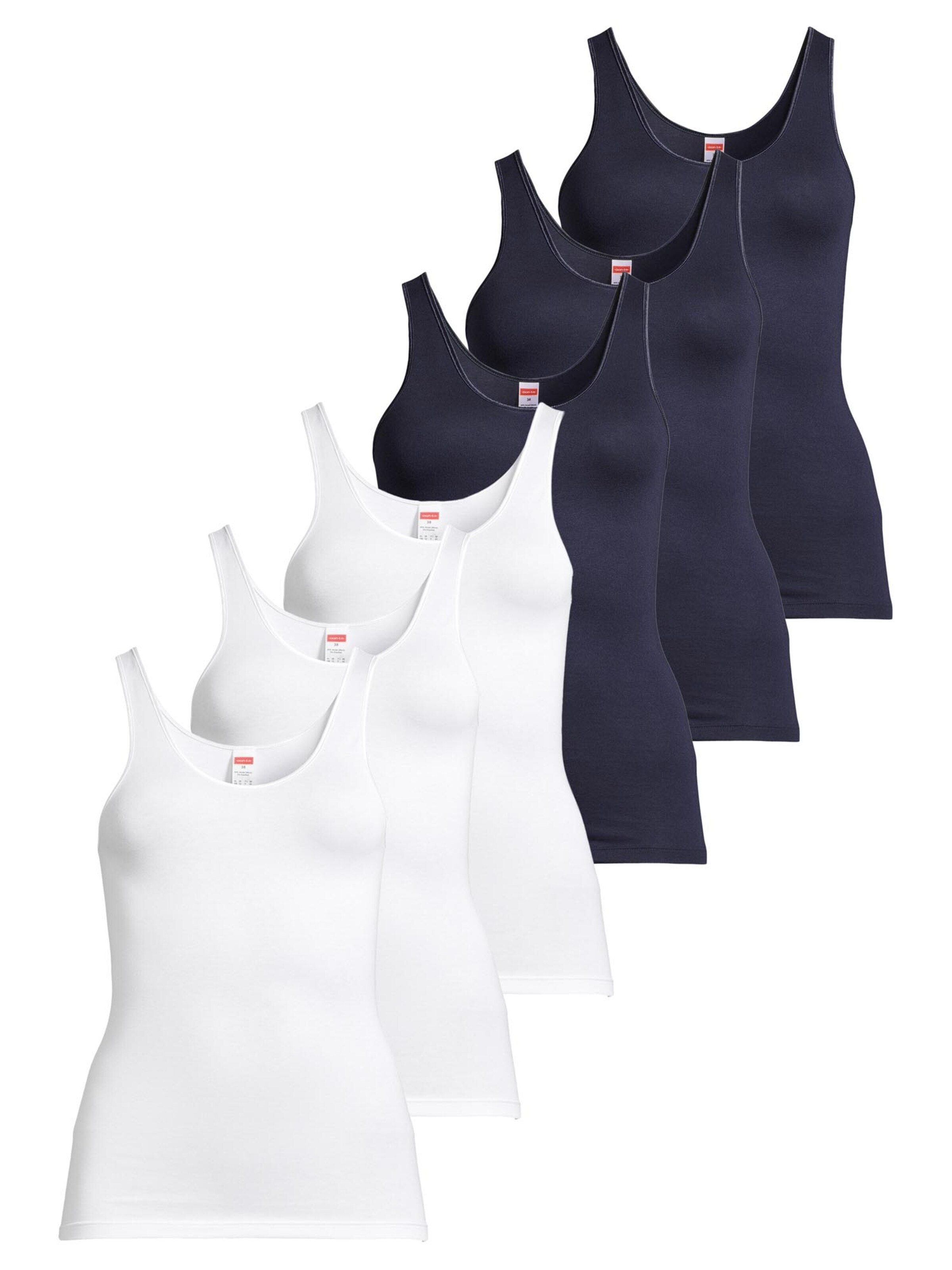 CON-TA Onderhemd 'Modal' in Blauw: voorkant