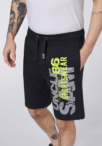 UNCLE SAM Regular Shorts in Schwarz