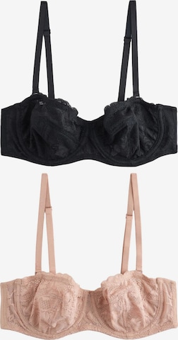 Next Bustier Rintaliivi värissä beige: etupuoli