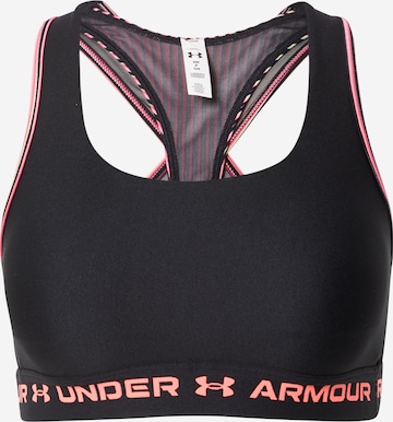 UNDER ARMOUR Sports Bra in Black: front