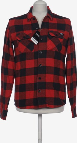 DICKIES Button Up Shirt in XS in Red: front