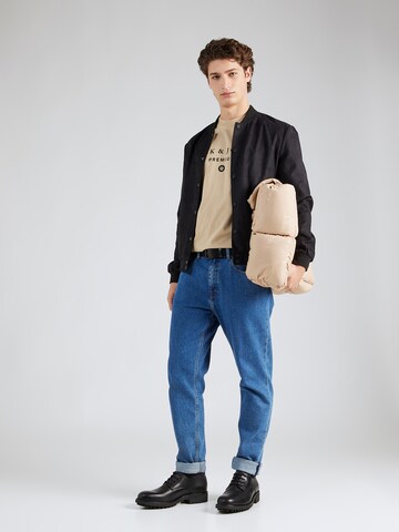 JACK & JONES T-Shirt 'MASON' in Beige