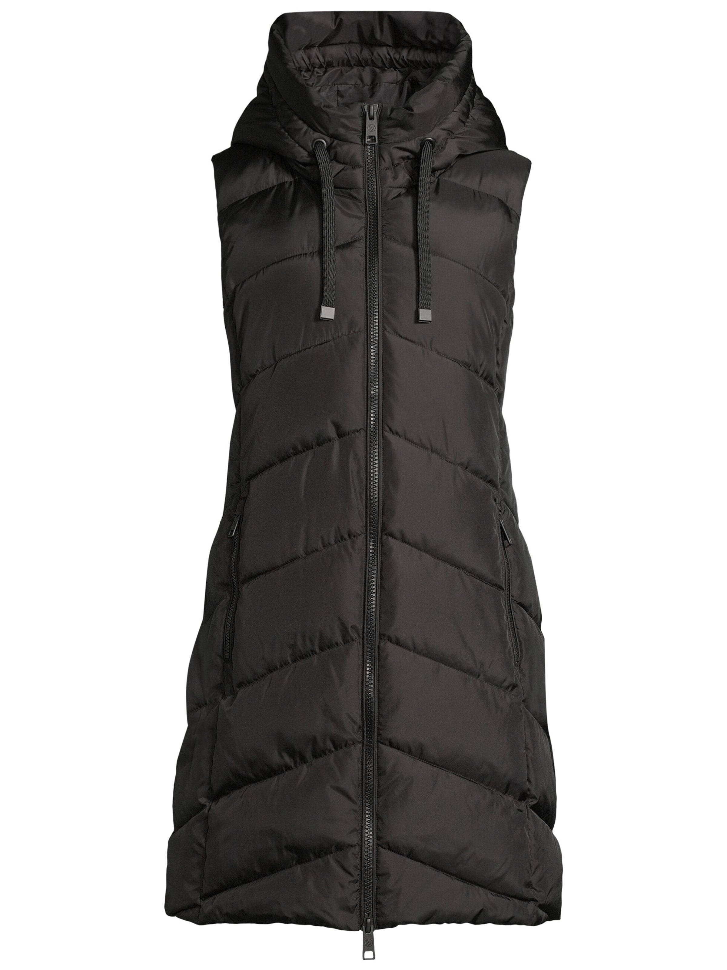 New View Weste in Schwarz: Vorderseite