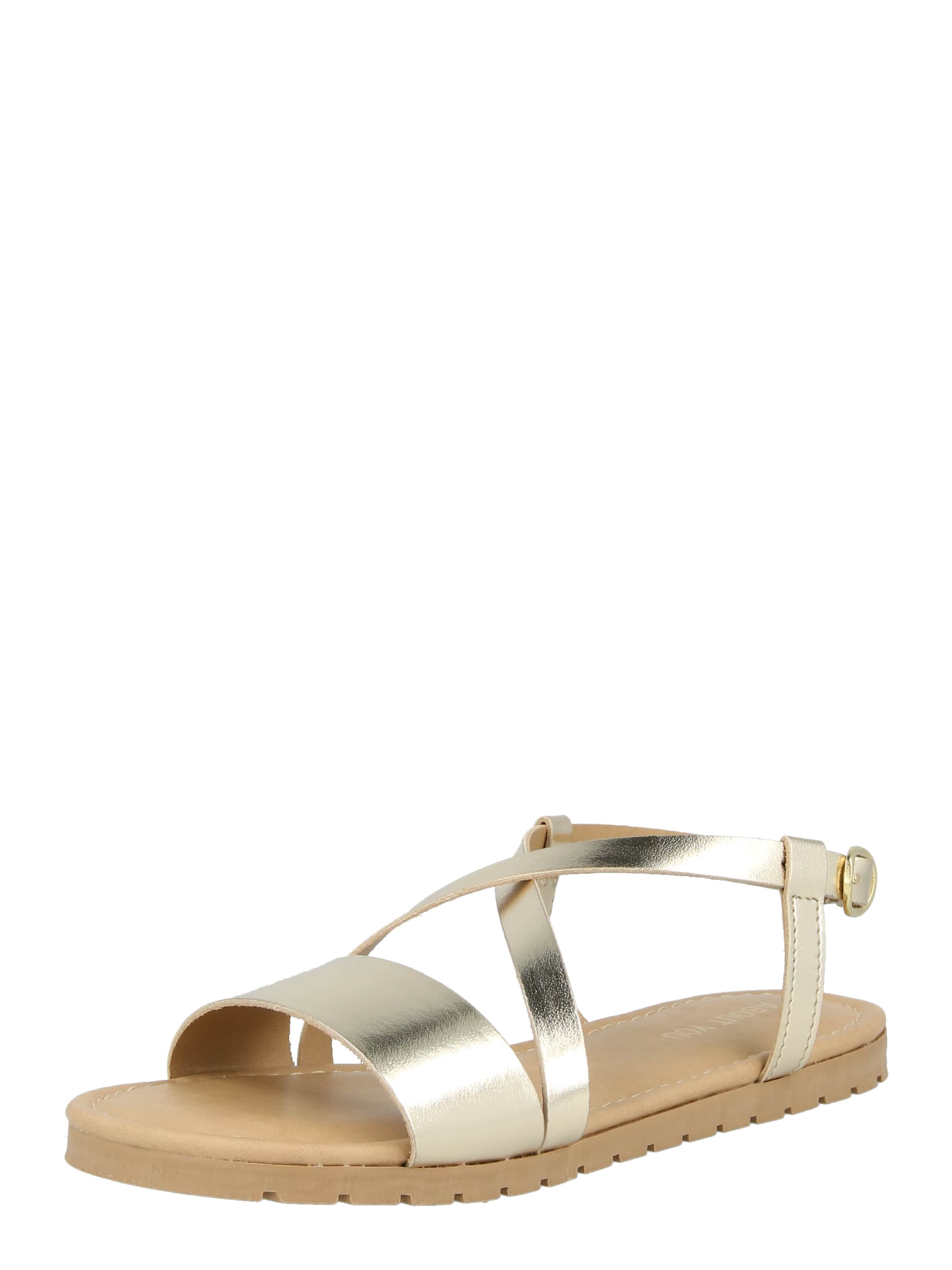 ABOUT YOU - Sandalias 'Elif' en oro: frente