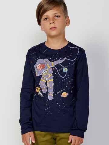 KOROSHI Shirt in Blue: front