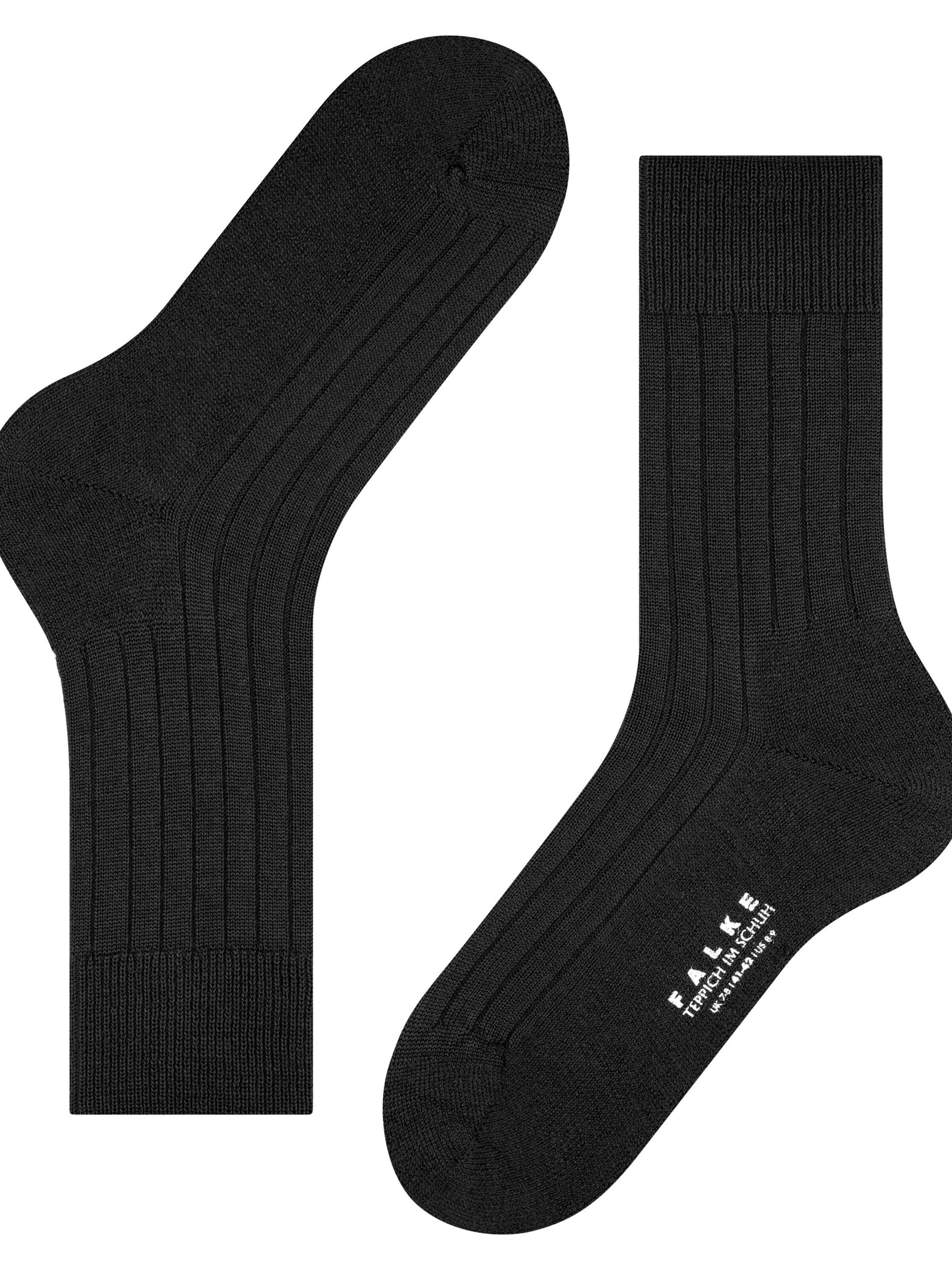 FALKE Socken 'Teppich im Schuh'‌‌‌ in Schwarz