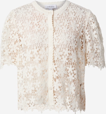 & Other StoriesKardigan - bijela boja: prednji dio