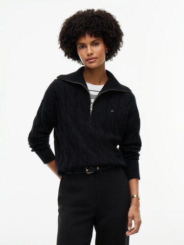 TOMMY HILFIGER Pullover in Schwarz: Vorderseite