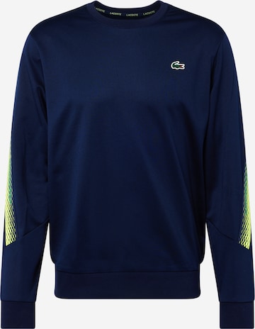 Lacoste Sport Αθλητική μπλούζα φούτερ σε μπλε: μπροστά