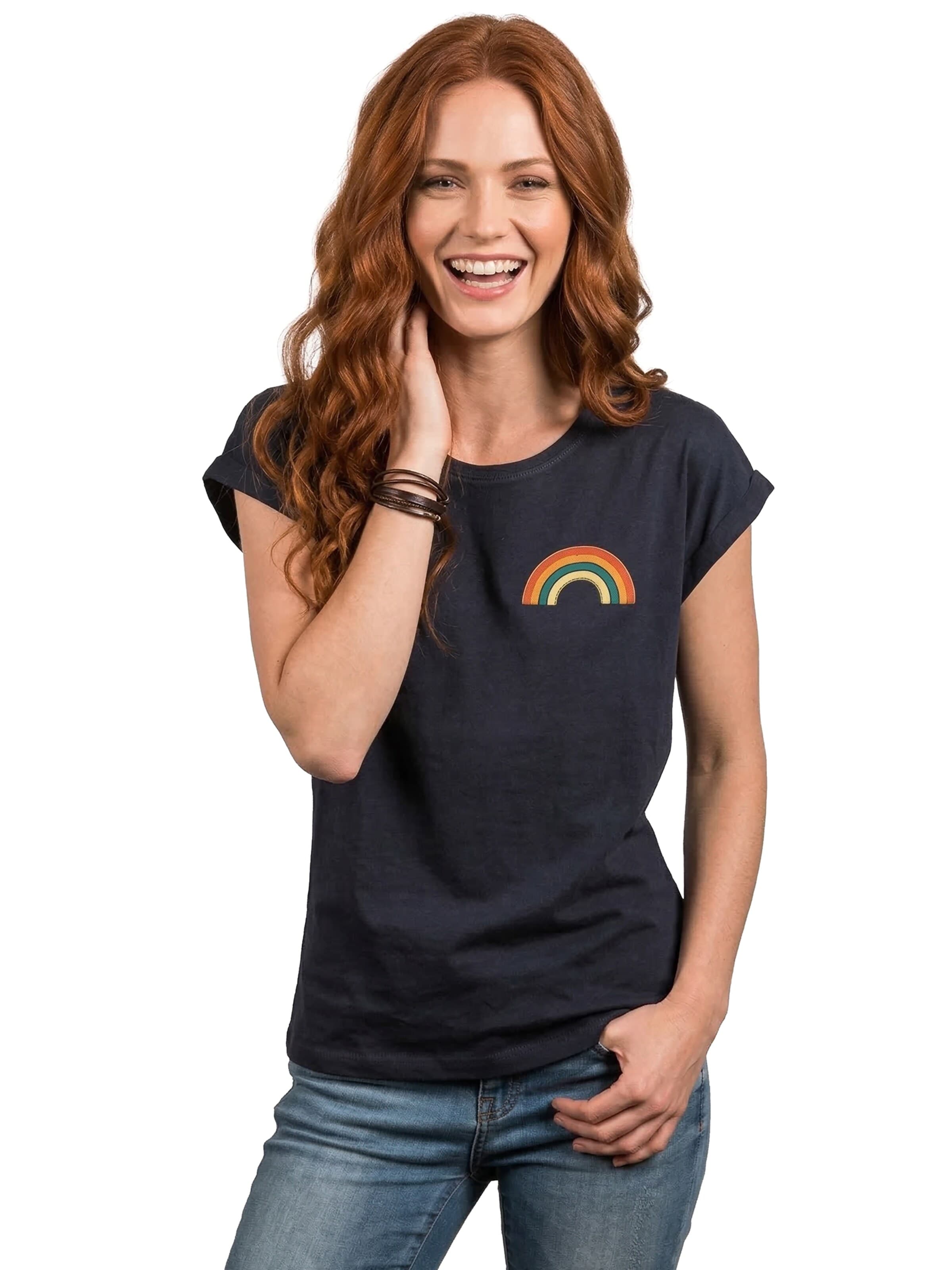 MAKAYA Shirt 'Rainbow'‌‌‌‌‌‌‌‌ in Blau