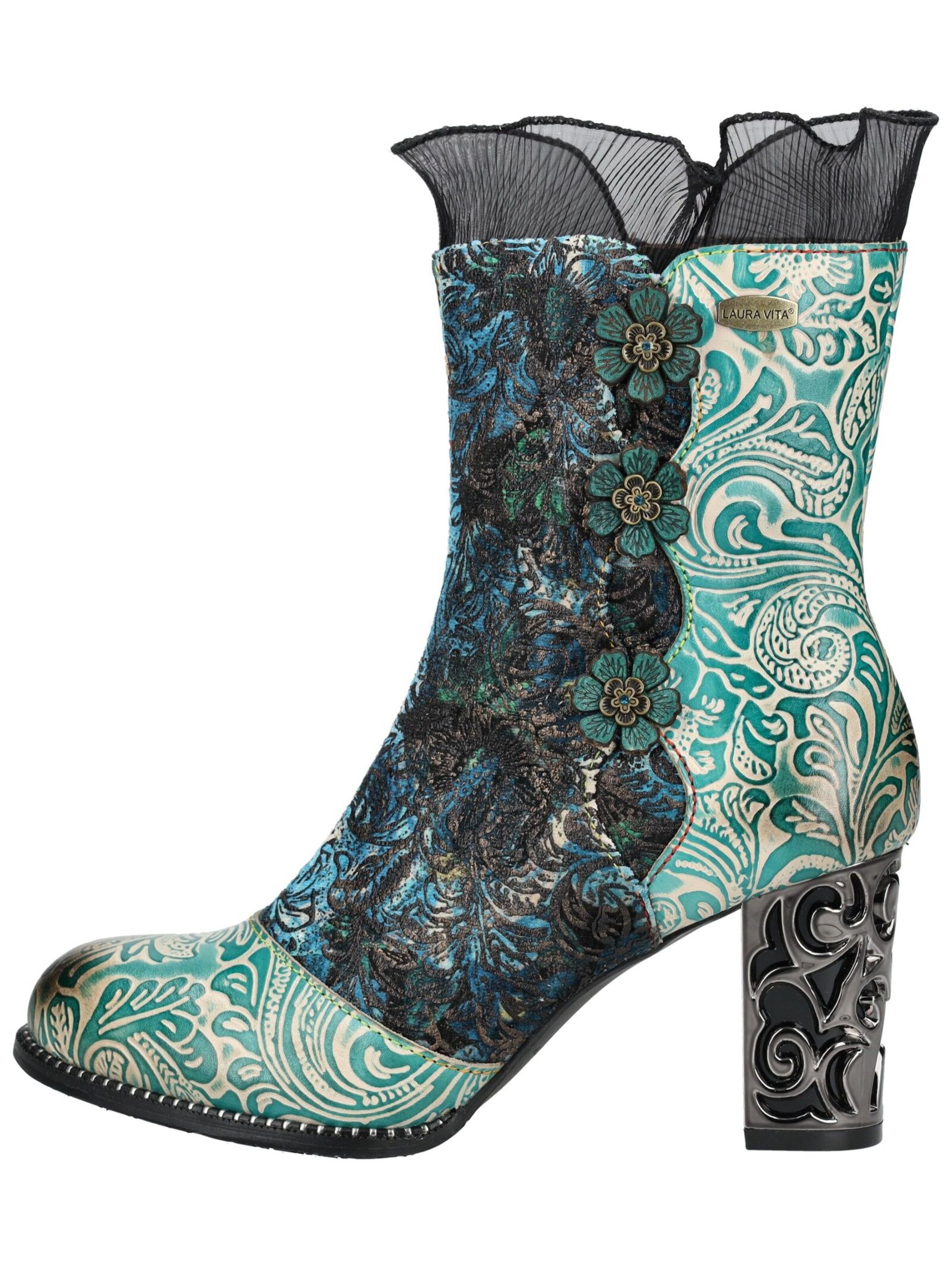 Bottines Laura Vita en bleu