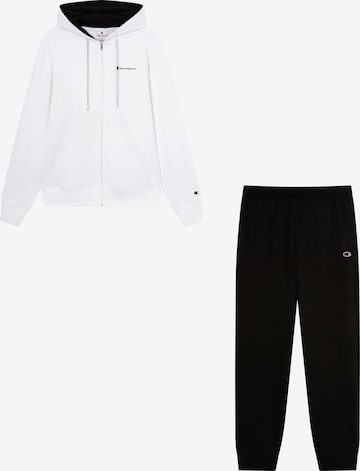 Champion Authentic Athletic Apparel Jogginganzug in Schwarz: Vorderseite
