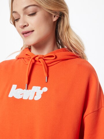 LEVI'S ® Sweatshirt 'Prism Hoodie' in Oranje