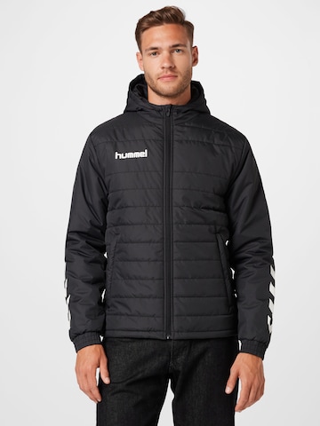 Hummel Athletic Jacket in Black: front