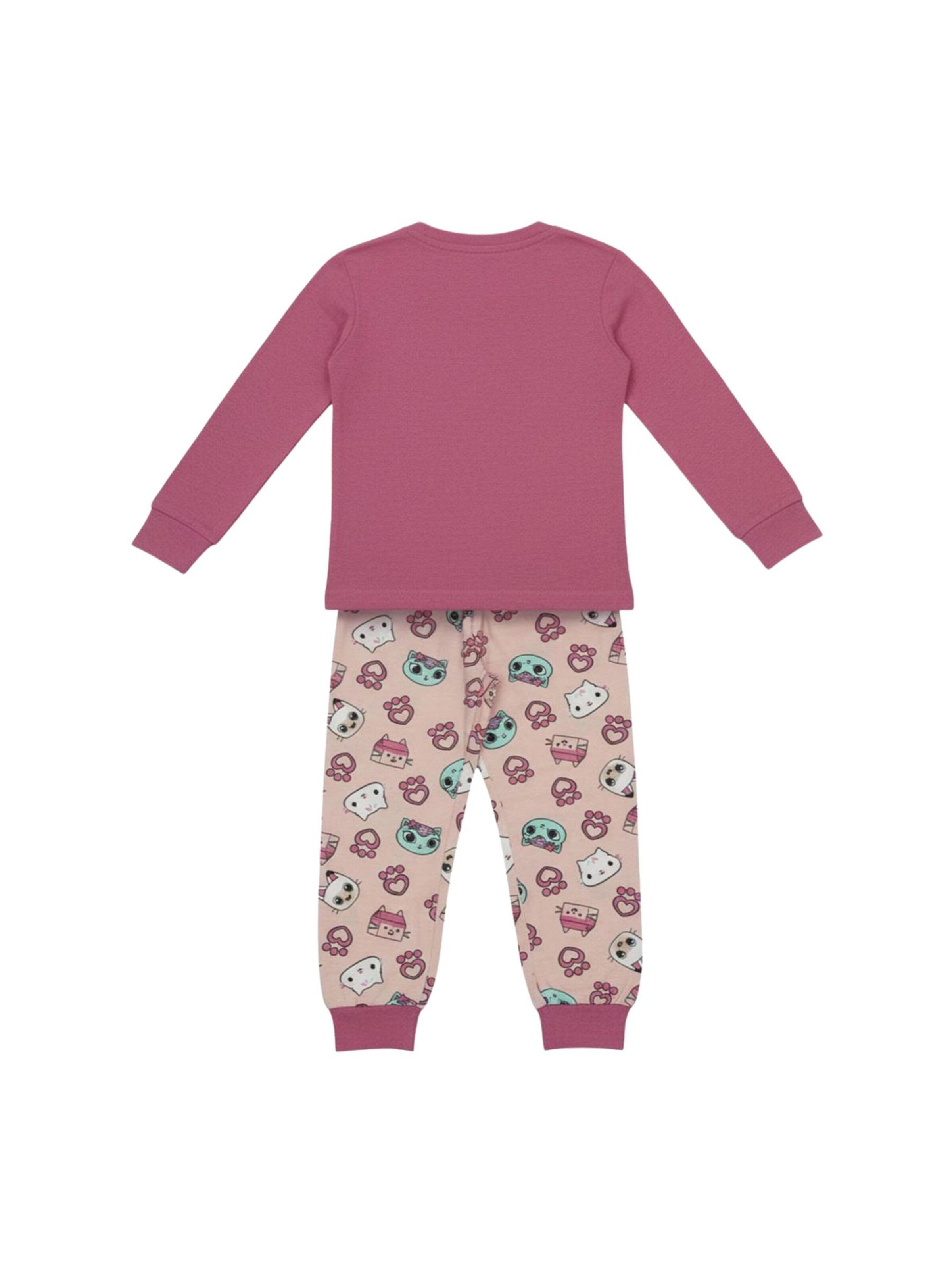 Cerdá Pajamas 'Kinder Langarm-Pyjama Single Jersey – Gabby’s Dollhouse' in Pink