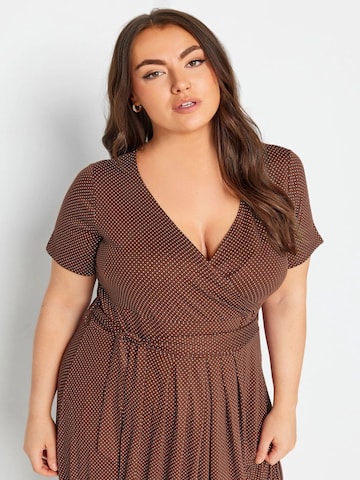 Robe Stil Diva en marron