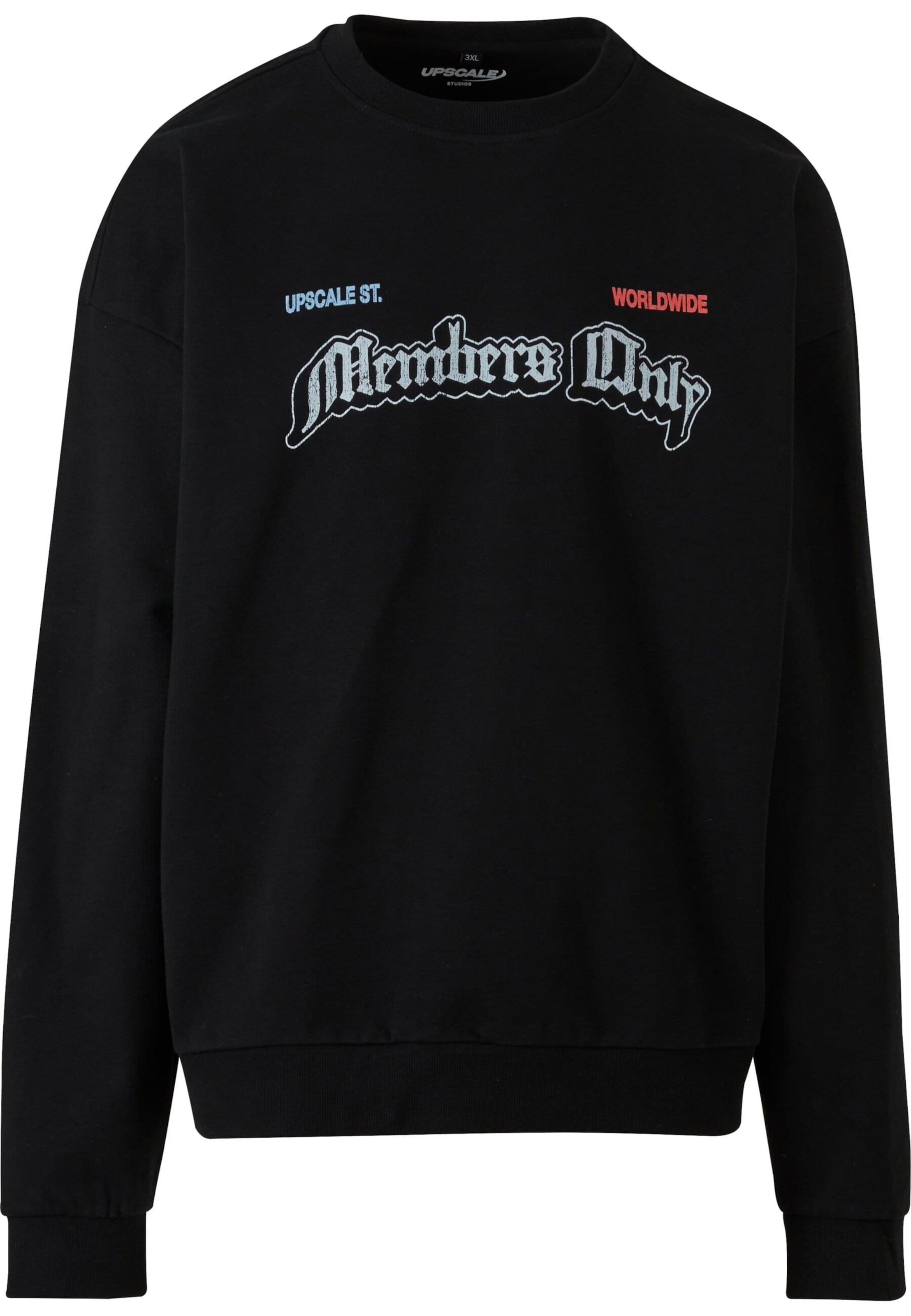 MT Upscale Sweatshirt 'Only Members' in Black: front