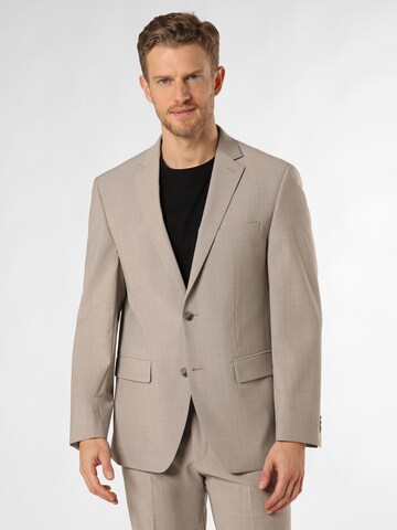 HECHTER PARIS Regular fit Suit Jacket in Beige: front