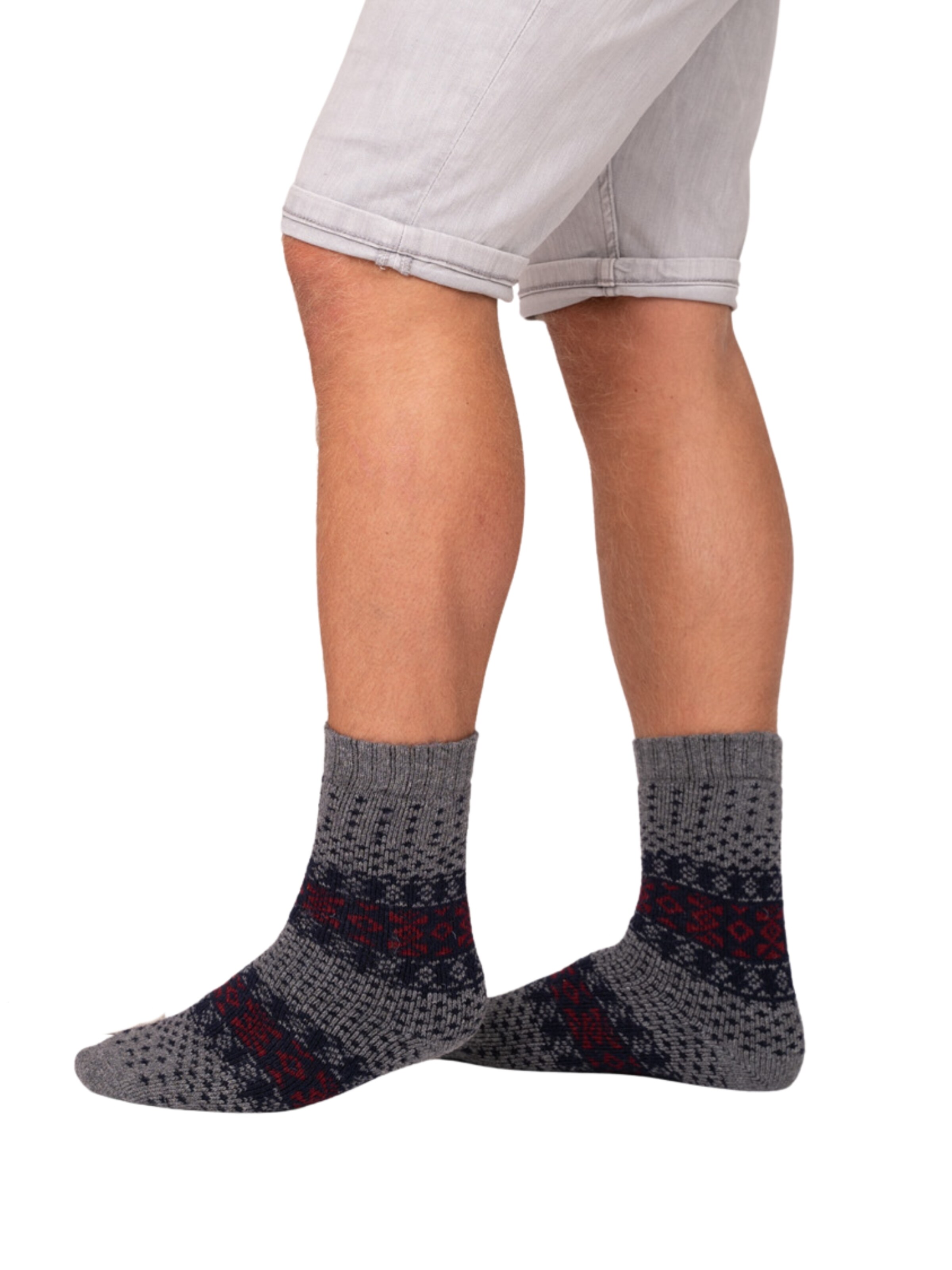 HomeOfSocks Socks 'HOS457' in Grey
