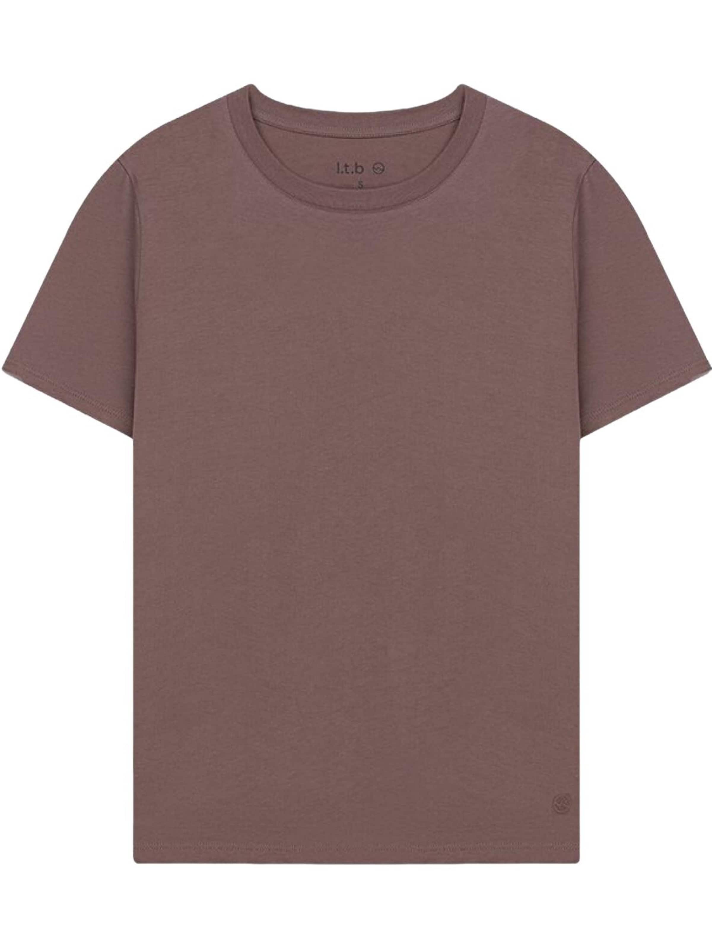 LTB Jeans - Camiseta 'LTB Jeans Damen Basic T-Shirt' en marrón