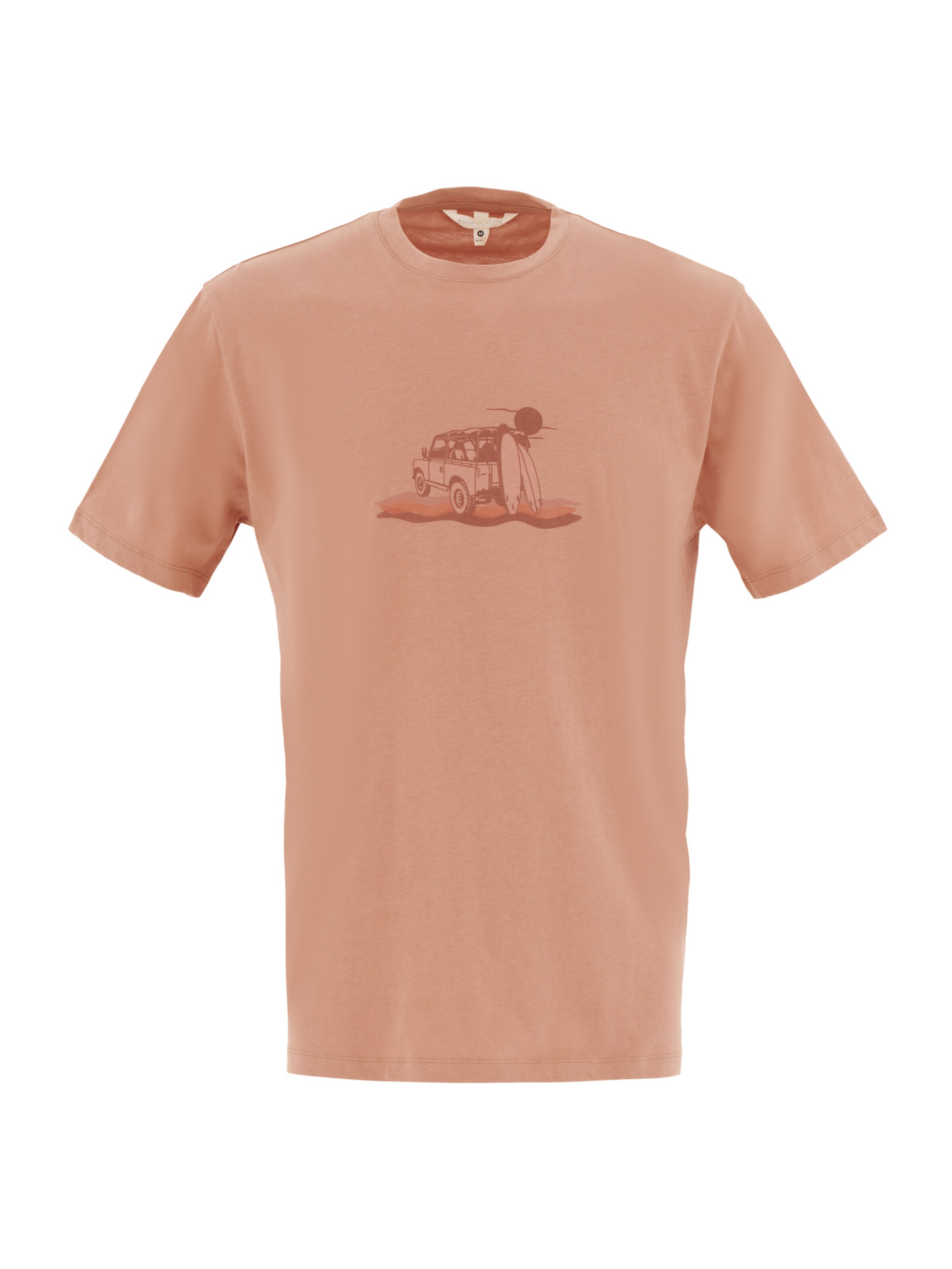 Organication T-Shirt in Beige: Vorderseite