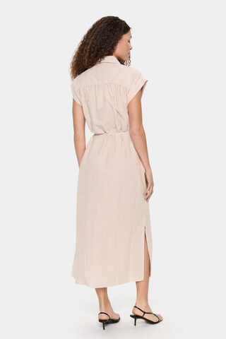 SAINT TROPEZ Kleid 'Kira' in Beige