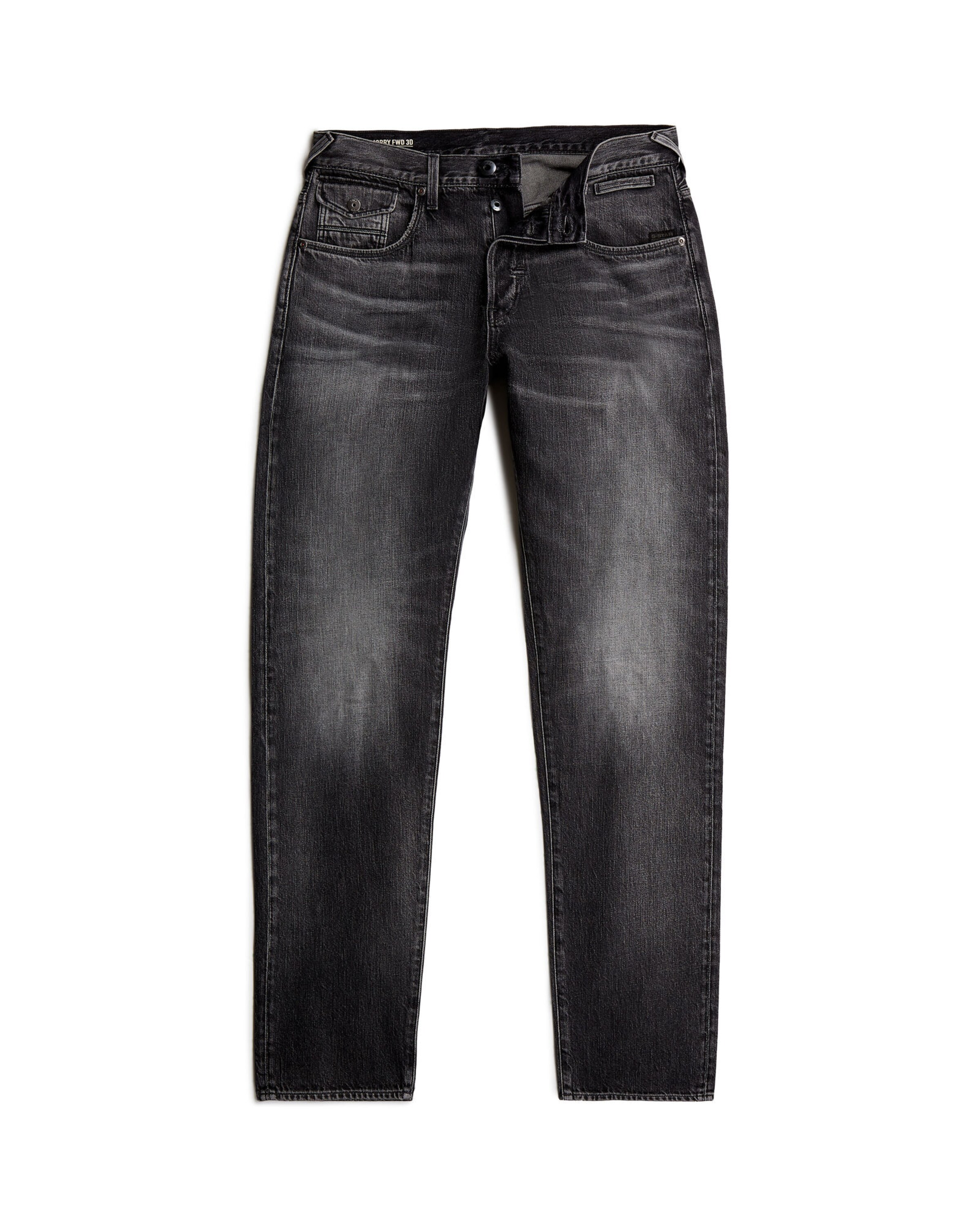 G-STAR Tapered Jeans 'Morry' in Grijs: voorkant