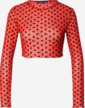 Nasty Gal Shirt in Oranje: voorkant