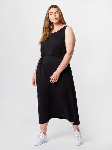 KAFFE CURVE Kleid 'Silla' in Black: front