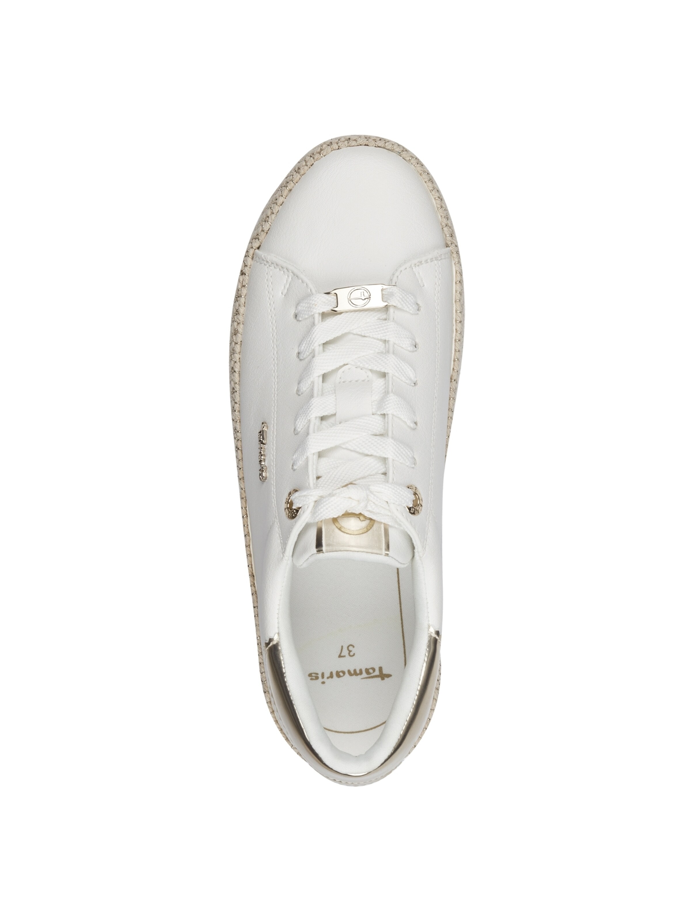 Tamaris Platform trainers in White