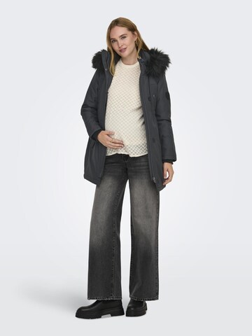 Only Maternity Winter Parka 'IRIS' in Grey