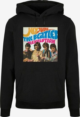 Merchcode Sweatshirt 'Beatles - Album Hey Jude' in Zwart: voorkant