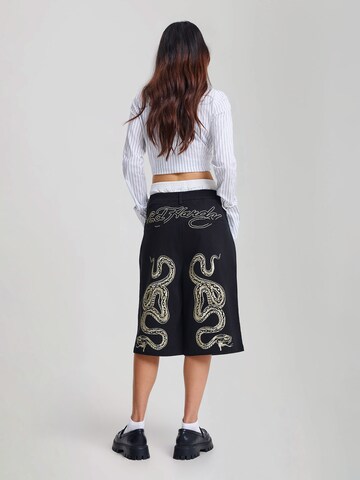 juoda Ed Hardy Laisvas Kelnės: galas