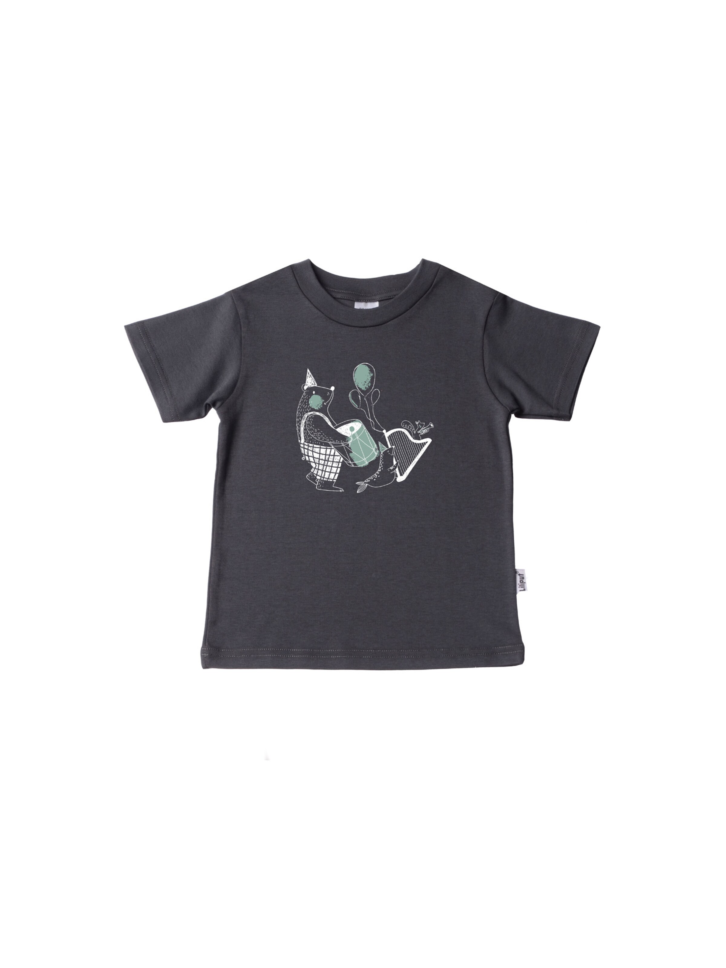 LILIPUT T-Shirt 'Musiker' in Grau: Vorderseite