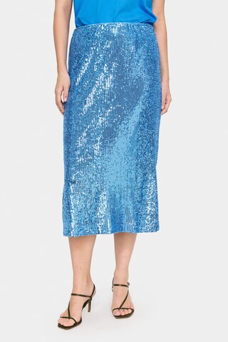 SAINT TROPEZ Rok in Blauw: voorkant