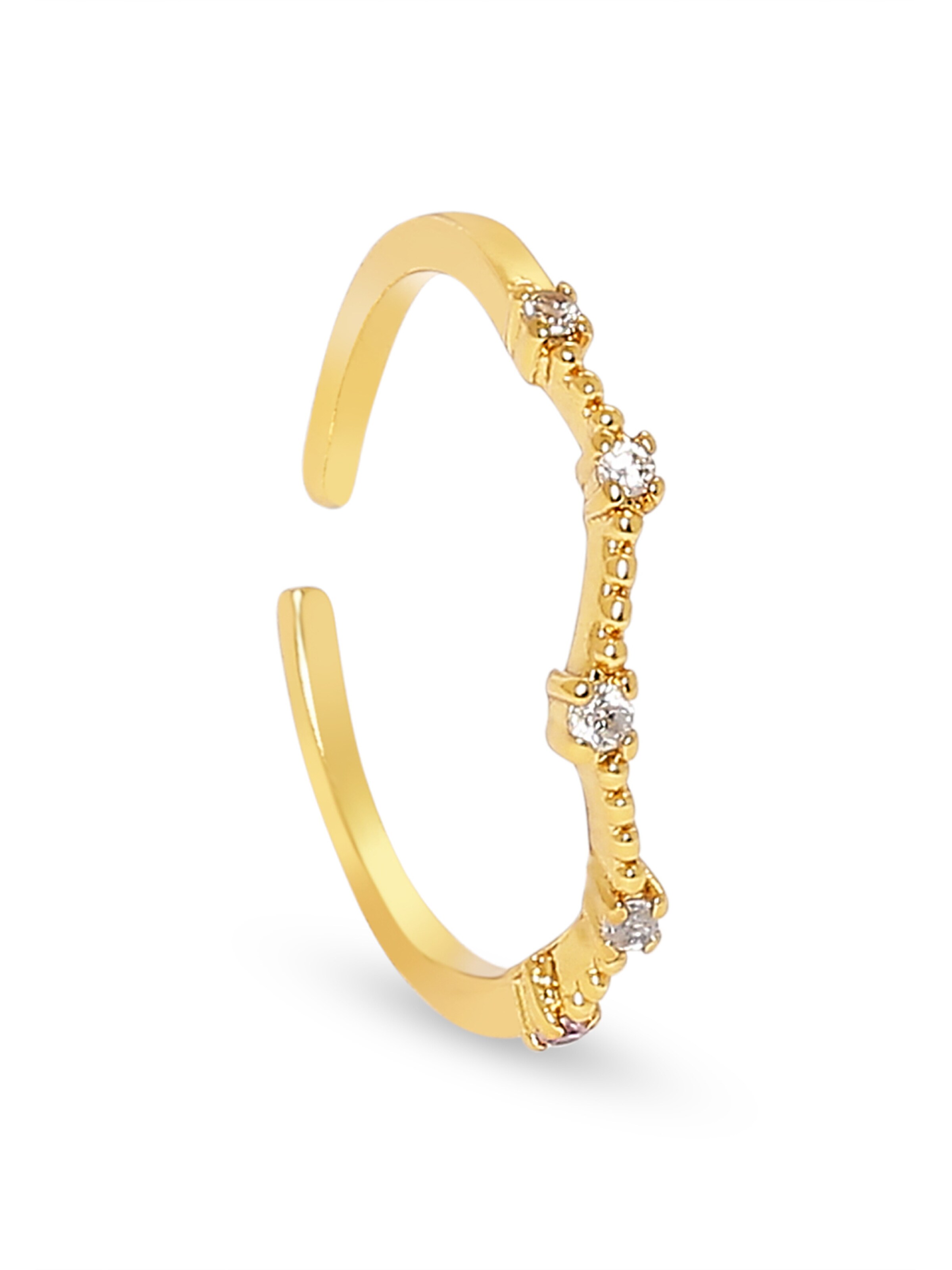 MISH Ring 'Leandra' in Gold: Vorderseite