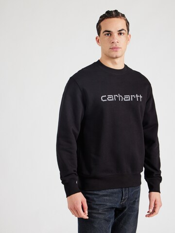 Carhartt WIP - Sudadera 'Rivet' en negro: frente