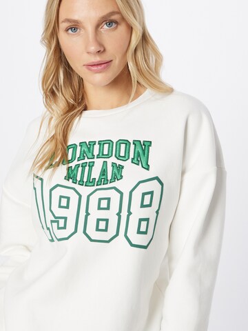 River Island Sweatshirt 'MILAN' in Weiß