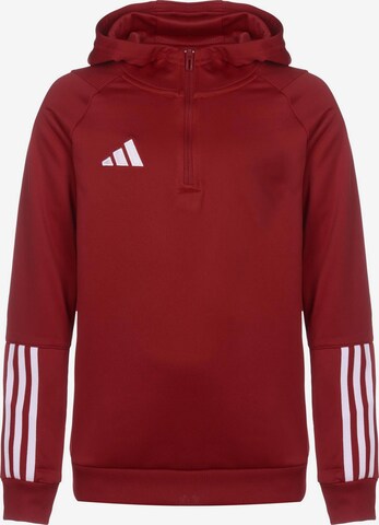 ADIDAS PERFORMANCE Athletic Sweatshirt 'Tiro 23 Competition' in Red: front