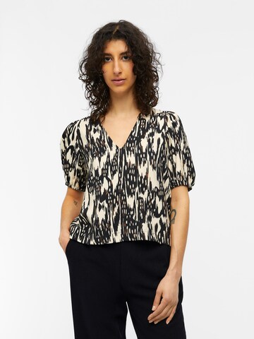 OBJECT Blouse 'FANJA' in Beige: voorkant