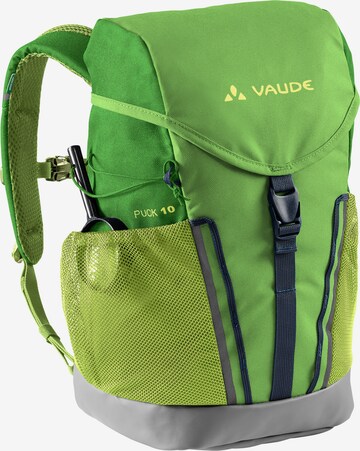 Zaino sportivo 'Puck 10' di VAUDE in verde: frontale