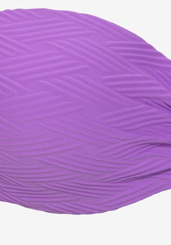SUNSEEKER Bandeau Bikini Top in Purple