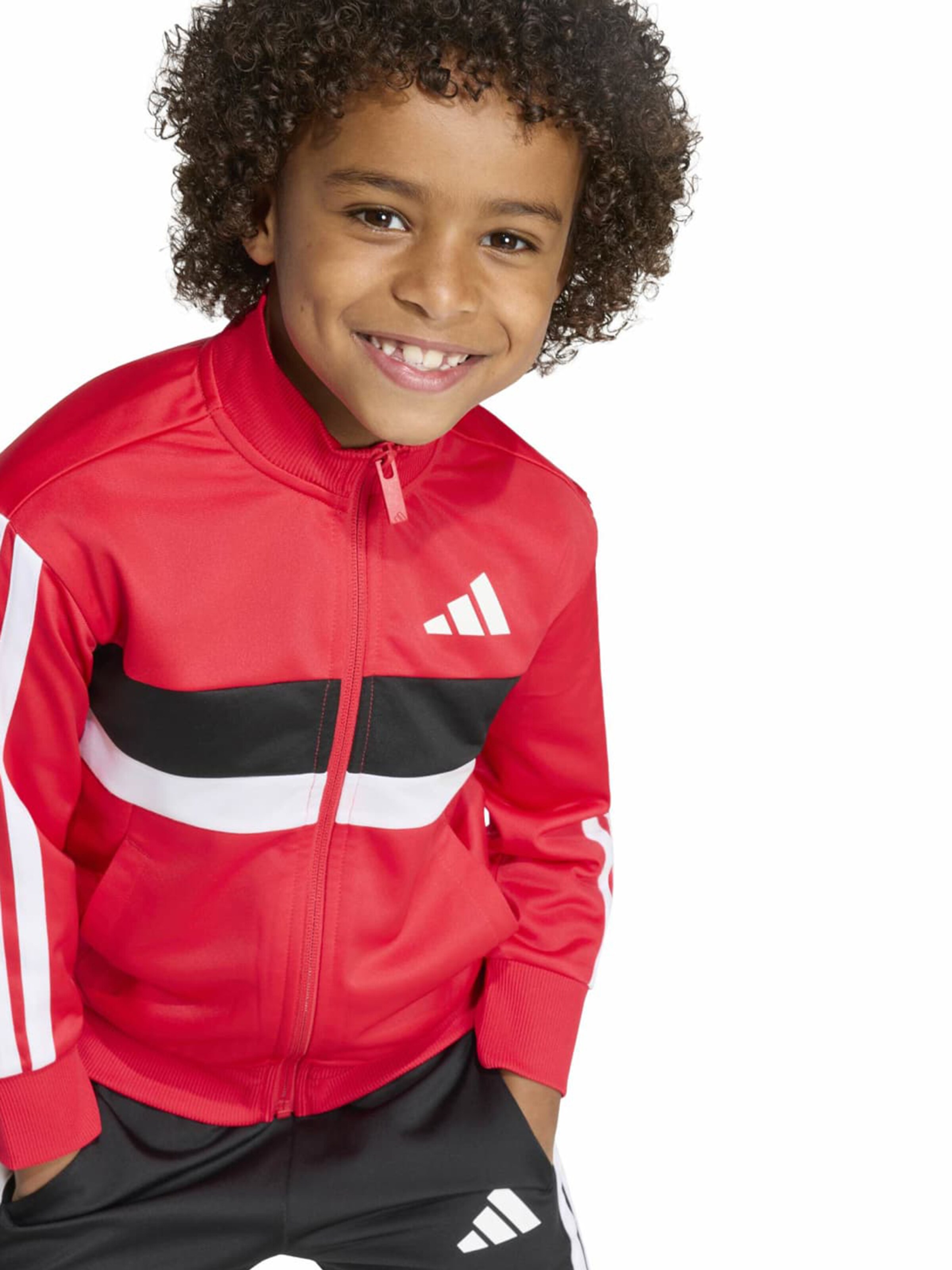 ADIDAS SPORTSWEAR Strój treningowy 'Seasonal Essentials Tiberio' w kolorze czerwony