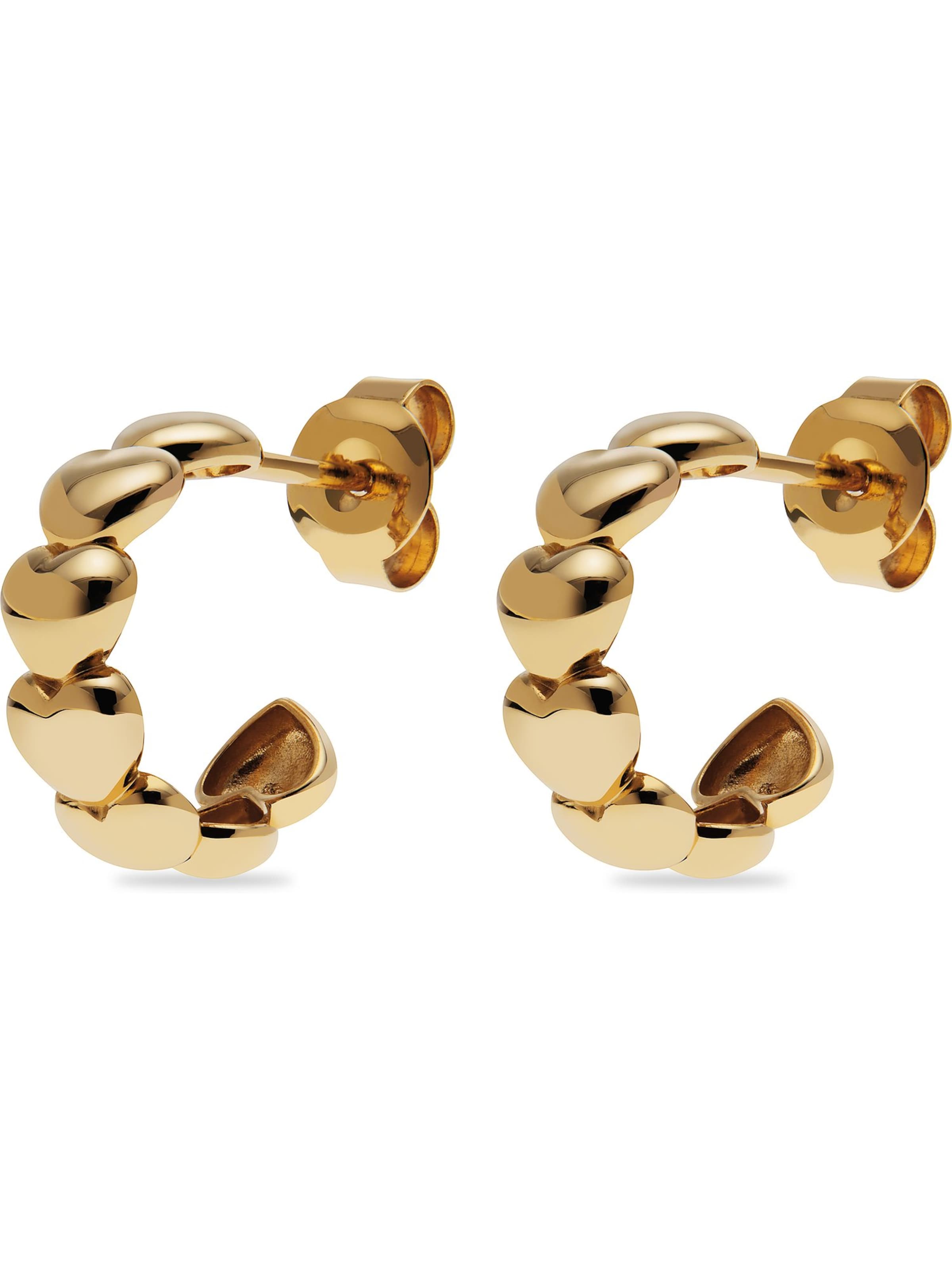 CHRIST Ohrringe in Gold: Vorderseite