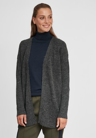 Oxmo Knit Cardigan 'Gisele' in Grey: front