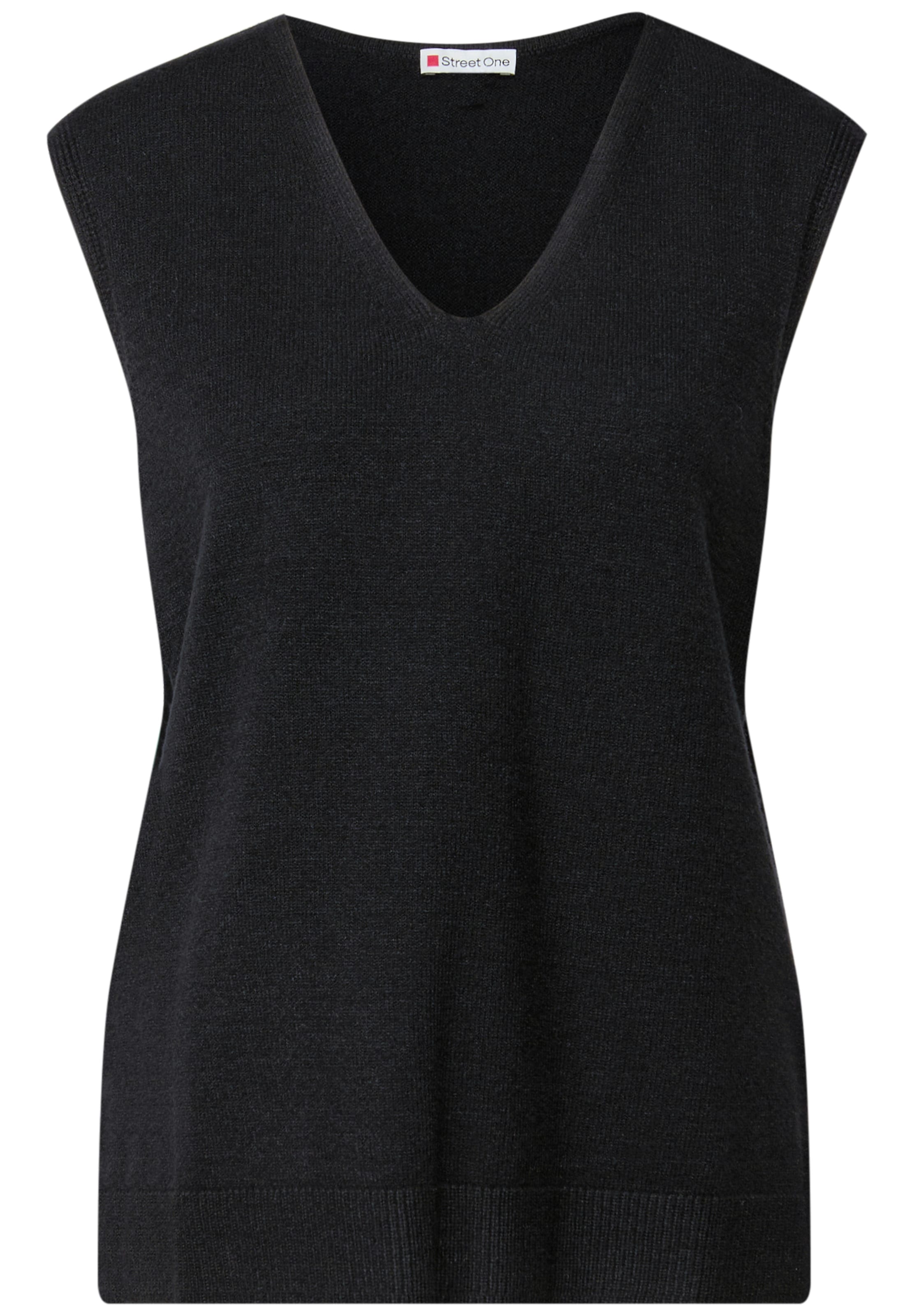 STREET ONE Pullunder in Schwarz: Vorderseite