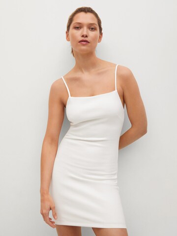 Rochie de vară 'Nuvertu1' de la MANGO pe alb: față